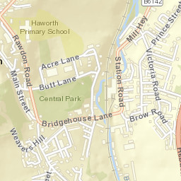 Haworth Street Map