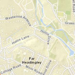 Hollin Mews, Leeds, West Yorkshire LS16 Street Map