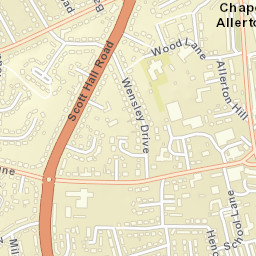 Chapel Allerton Street Map