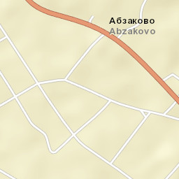 Abzakovo Street Map
