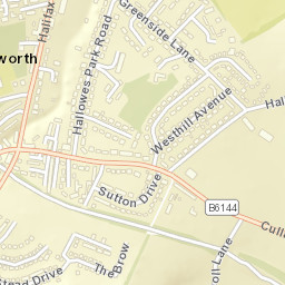 Cullingworth Street Map
