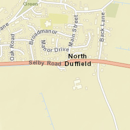North Duffield Street Map