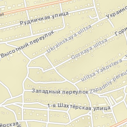 Chernogorsk Street Map