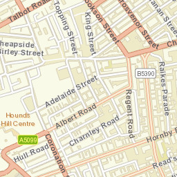 Blackpool Street Map