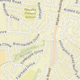 2 Moorland Drive, Brierfield, Nelson, Lancashire Street Map