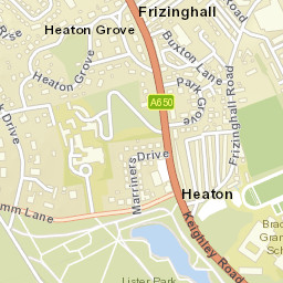 7 Frizinghall Road, Bradford, West Yorkshire Street Map