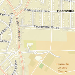 6 Oak Tree Drive, Leeds, West Yorkshire LS8 Street Map