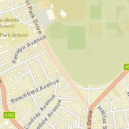 Great Marton Street Map