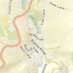 Oxenhope Street Map