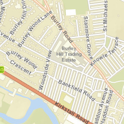 8A Argie Avenue, Leeds, West Yorkshire Street Map