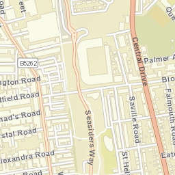 8 Ball Street, Blackpool FY1, UK Street Map