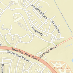 Preston New Road, Blackpool FY3, UK Street Map
