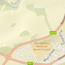 Whalley Road, Padiham, Burnley, Lancashire Street Map