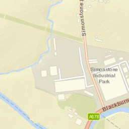 Blackburn Rd, Simonstone, Lancashire BB12, UK Street Map