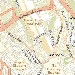 6 Mann's Court, Bradford, West Yorkshire Street Map