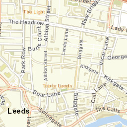 Leeds Street Map