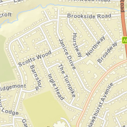 7 Broadway, Fulwood, Preston, Lancashire Street Map