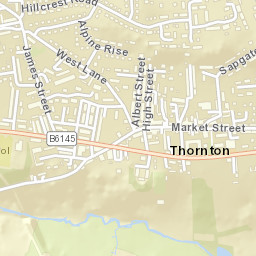 Ball Street, Thornton, West Yorkshire BD13 Street Map