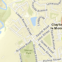 8 Rishton Road, Clayton-le-Moors, Accrington Street Map