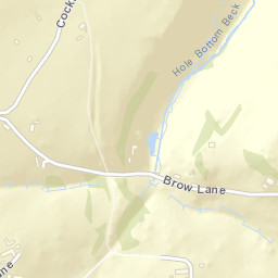74 Brow Lane, Clayton, Bradford, West Yorkshire Street Map