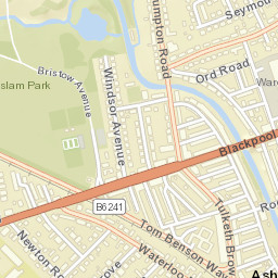 22-26 Newton Road, Preston, Lancashire Street Map