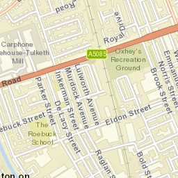 119 Norris Street, Preston, Lancashire PR2 Street Map