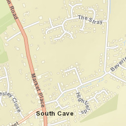 South Cave Street Map