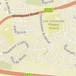 8 The Ploughlands, Preston, Lancashire PR2 Street Map