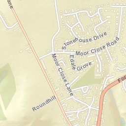 52 Roper Lane, Queensbury, West Yorkshire Street Map