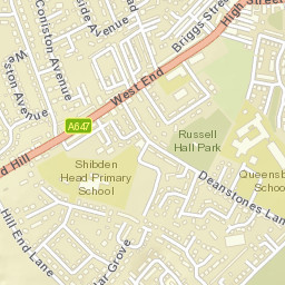 Queensbury Street Map