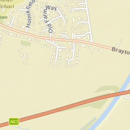 Henwick Hall Lane, Selby, North Yorkshire YO8 Street Map