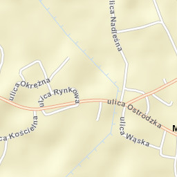 Miłomłyn Street Map