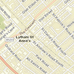 47 Saint Anne's Road West, Lytham Saint Annes Street Map