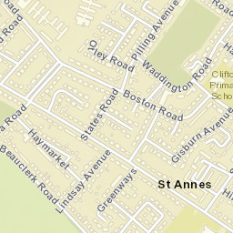 48 Waddington Road, Lytham Saint Annes Street Map