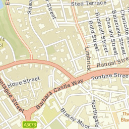 Blackburn Street Map