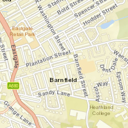 Accrington Street Map