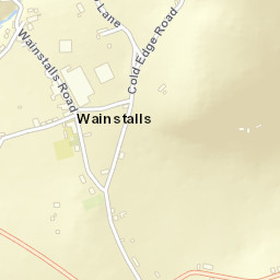 Cold Edge Road, Halifax, West Yorkshire HX2 Street Map