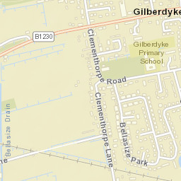 Gilberdyke Street Map