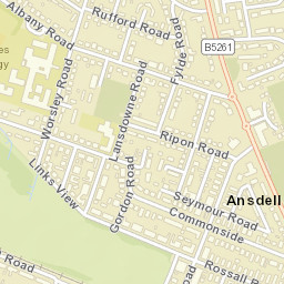 Lytham St Annes Street Map