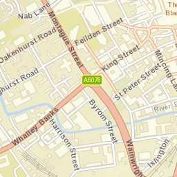 Bent Street, Blackburn, Blackburn with Darwen BB2, UK Street Map