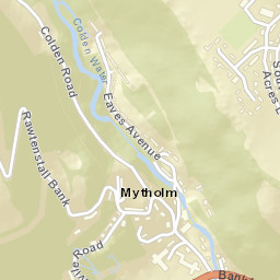 3 Church Lane, Hebden Bridge, West Yorkshire Street Map