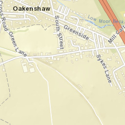 7 South Street, Oakenshaw, Bradford, West Street Map
