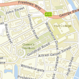 Kingston upon Hull Street Map