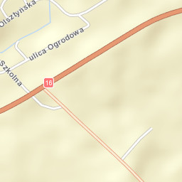 Gietrzwałd Street Map
