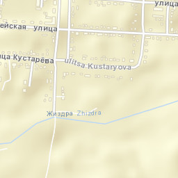 Zhizdra Street Map