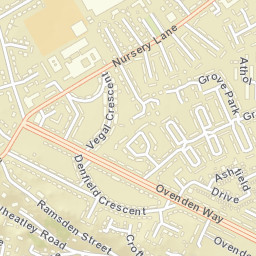 21 Denfield Square, Halifax, West Yorkshire Street Map