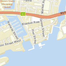 Kingston upon Hull, uk Street Map