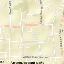 Arsen’yevo Street Map