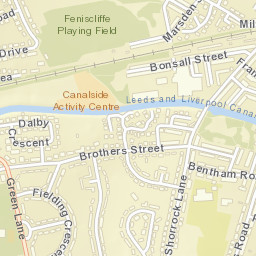 18 Green Lane, Blackburn, Blackburn with Darwen Street Map