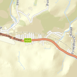 Cornholme Street Map